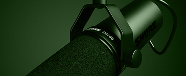 4x Shure SM7B + 4x profi Elgato ramena